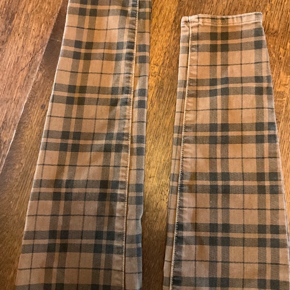 American Eagle brown plaid women’s size 6 regular pants - Picture 6 of 6